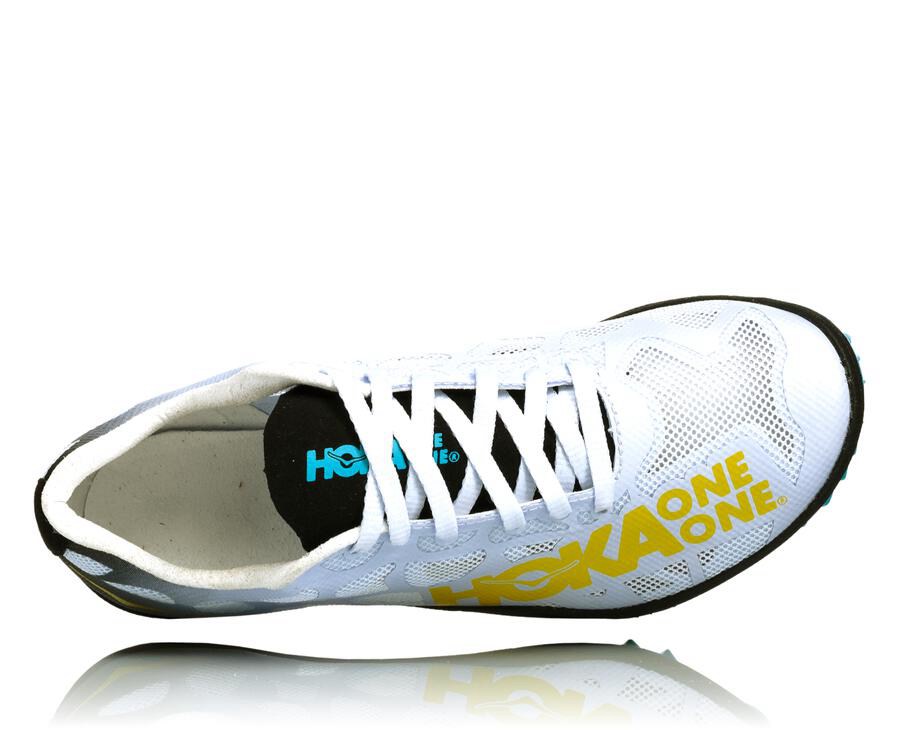 Hoka One One Womens Spikes - Rocket X - White - QCIO07659